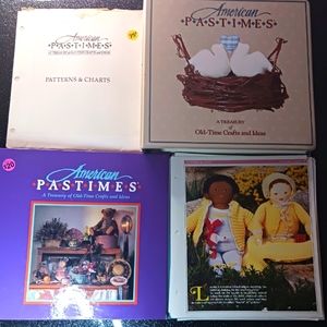 Vintage American Pastimes: Treasury of Old-Time Crafts and Ideas Binder …